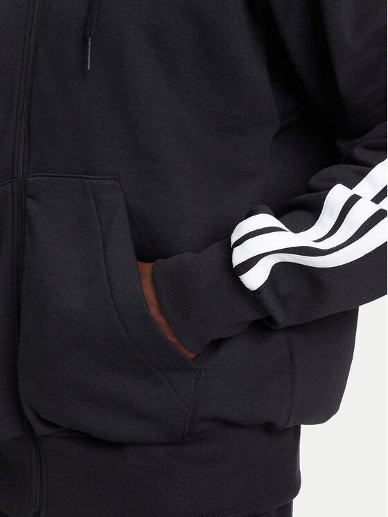 adidas adidas Mikina Essentials 3-Stripes JD1870 Černá Regular Fit