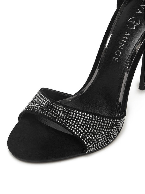 Eva Minge Eva Minge Sandalen EO-MARA-LT2360LX-157 Schwarz