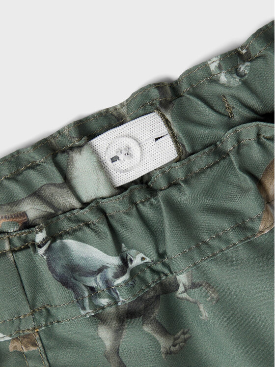 NAME IT NAME IT Pantaloncini da bagno 13213900 Verde Regular Fit