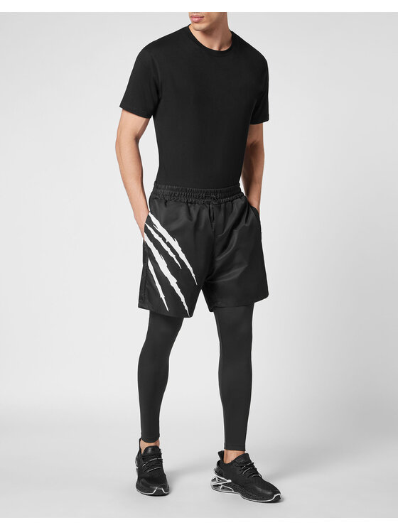 Plein Sport Plein Sport Legginsy 8227 Czarny Active Fit