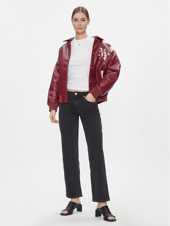 Tommy Jeans Tommy Jeans Marškinėliai Essential DW0DW17383 Balta Slim Fit