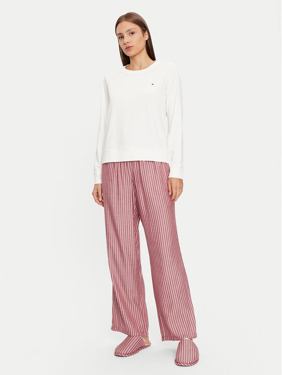 Tommy Hilfiger Tommy Hilfiger Pijama UW0UW04853 Roșu Regular Fit