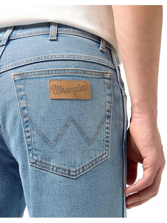 Wrangler Wrangler Jeansy Texas Slim Niebieski Slim Fit