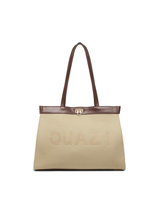 QUAZI QUAZI Дамска чанта MQH-J-018-02 Бежов