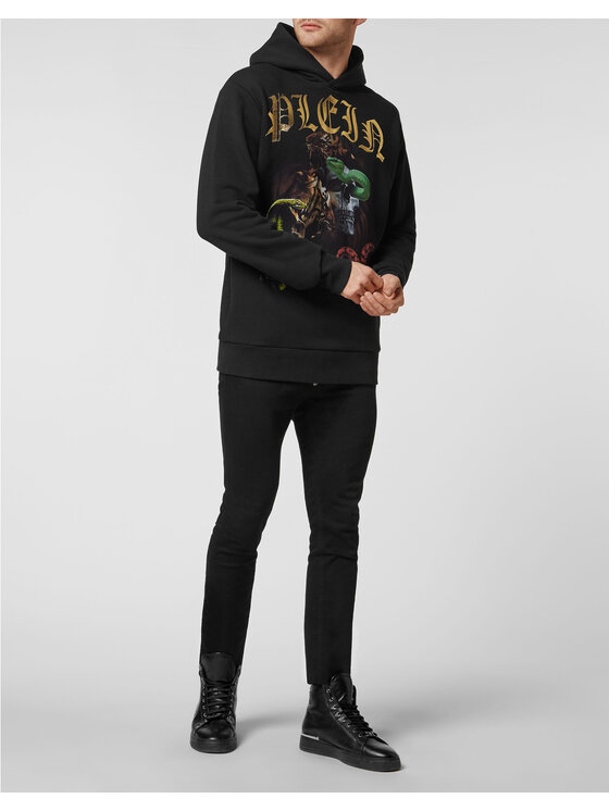 PHILIPP PLEIN PHILIPP PLEIN Felpa 107 Nero Regular Fit