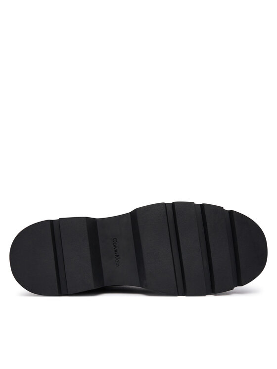Calvin Klein Calvin Klein Sztyblety Lugged Chelsea Boot Matt Lth HM0HM02445 Brązowy ciemny
