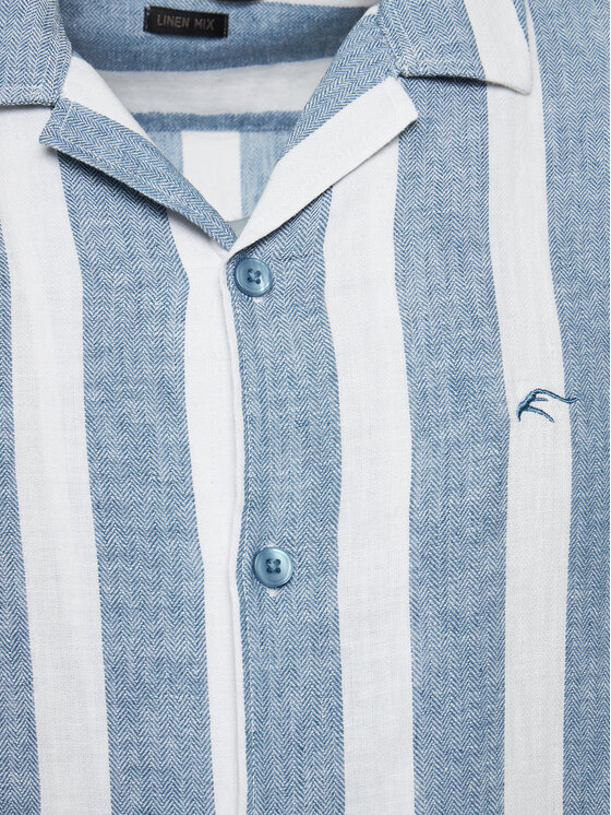 INDICODE INDICODE Košulja Carlui 20-459 Plava Regular Fit