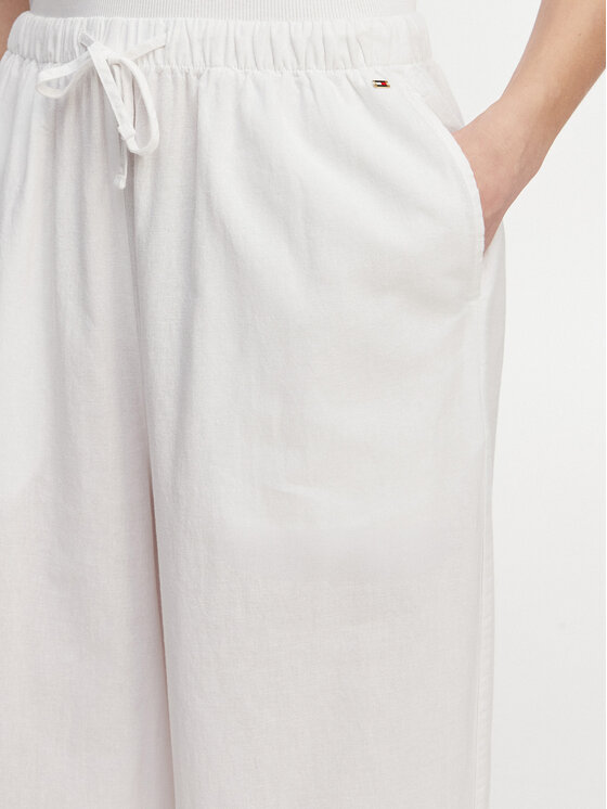 Tommy Hilfiger Tommy Hilfiger Stoffhose UW0UW06431 Weiß
