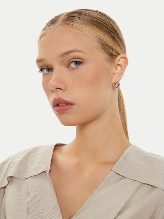 Guess Guess Naušnice JUBE04 666JW Zlatna
