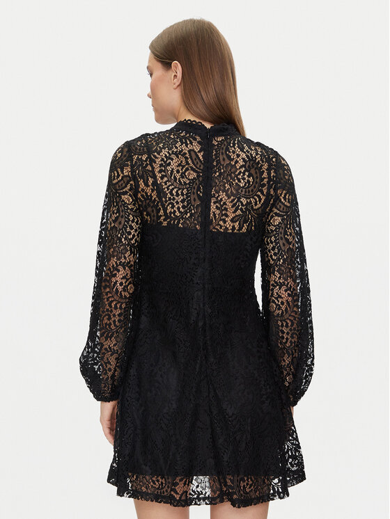 Vila Vila Každodenné šaty 14109364 Čierna Slim Fit