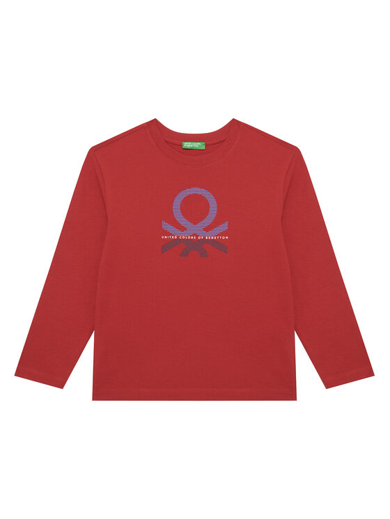 United Colors Of Benetton United Colors Of Benetton Bluză 3I1XC10Q3 Roșu Regular Fit