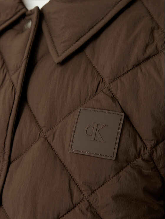Calvin Klein Jeans Calvin Klein Jeans Prechodná bunda LV047G509G Tmavo hnedá Regular Fit