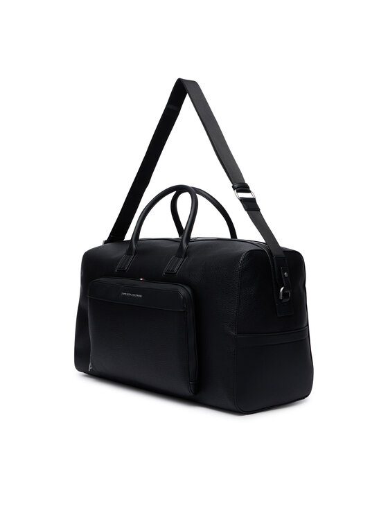 Tommy Hilfiger Tommy Hilfiger Geantă de weekend Th Central Duffle AM0AM14739 Negru