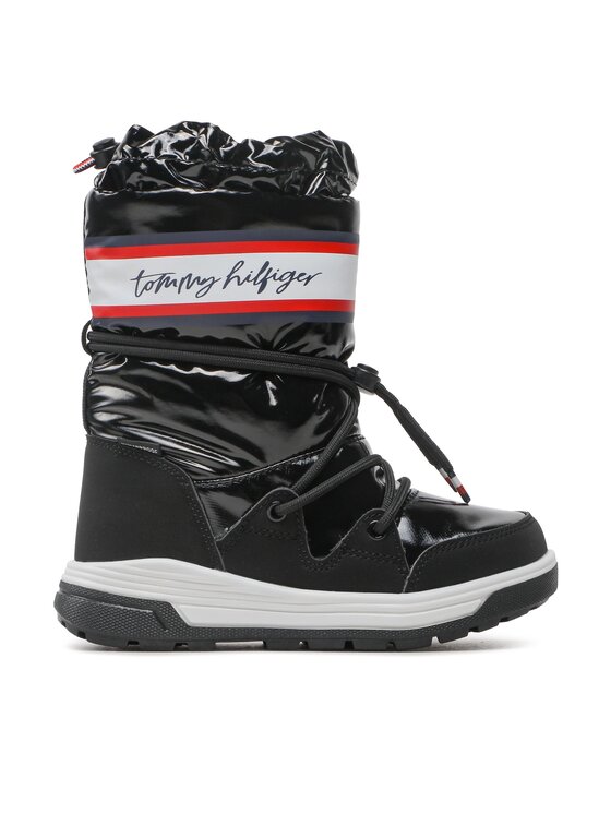 Cizme de zăpadă Tommy Hilfiger Snow Boot 3A6-32436-1485 M Black 999