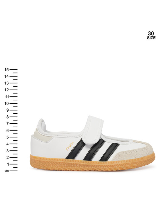adidas adidas Μπαλαρίνες Samba Jane LA3701 Λευκό