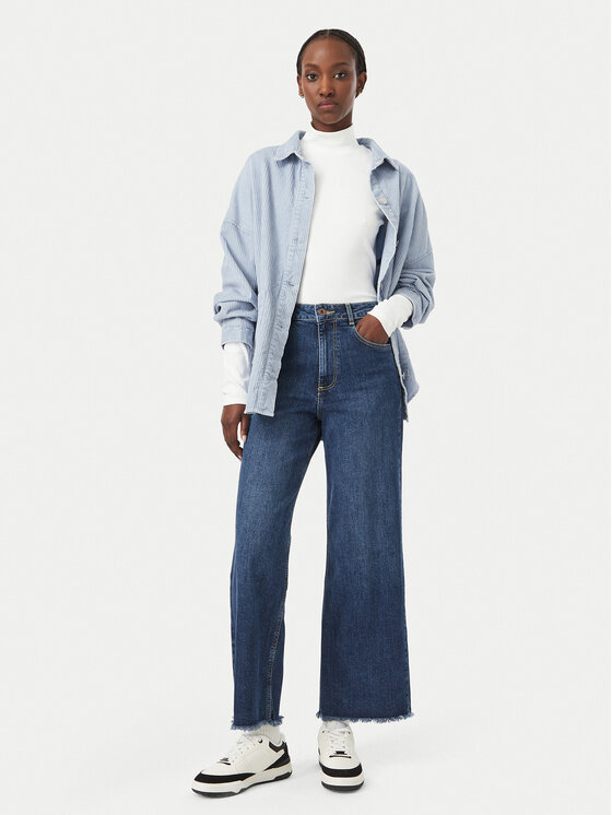 Billabong Billabong Дънки Be Free EBJDP03014 Тъмносин Wide Leg