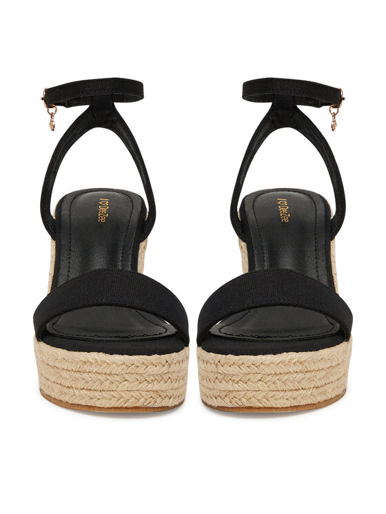 DeeZee DeeZee Espadrilky EA0315-2 Čierna
