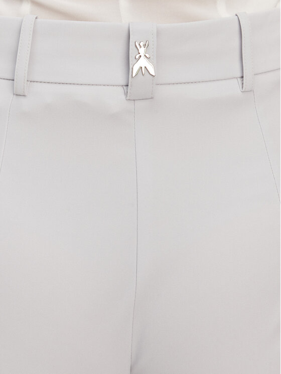 Patrizia Pepe Patrizia Pepe Kalhoty z materiálu 8P0677 A6F5 S702 Šedá Regular Fit