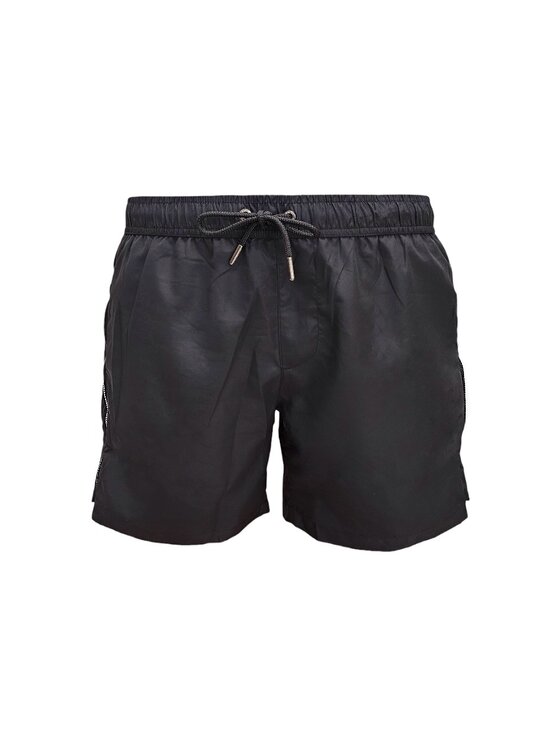 Iceberg Iceberg Costume da bagno Costume - Iceberg - Uomo - Mixtape Zip Nero Regular Fit