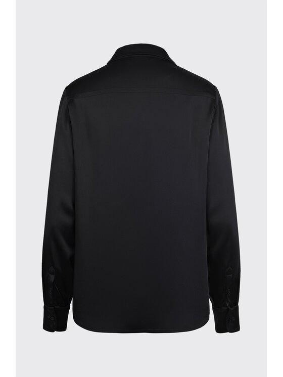 MARI PRETI MARI PRETI Camicia Whisper Nero Regular Fit
