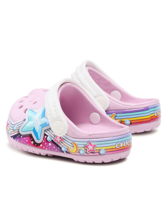 Crocs Crocs Klapki Flstarbandclog K 207075 Różowy