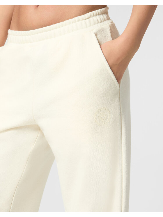 Plein Sport Plein Sport Joggery 22181 Biały Regular Fit