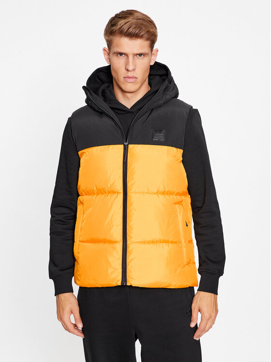4F 4F Vestă 4FAW23TVESM064 Portocaliu Regular Fit