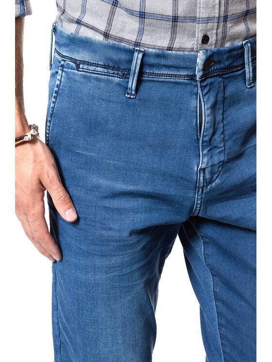 Mustang Mustang Jeansy REALX CHINO Niebieski Straight Fit