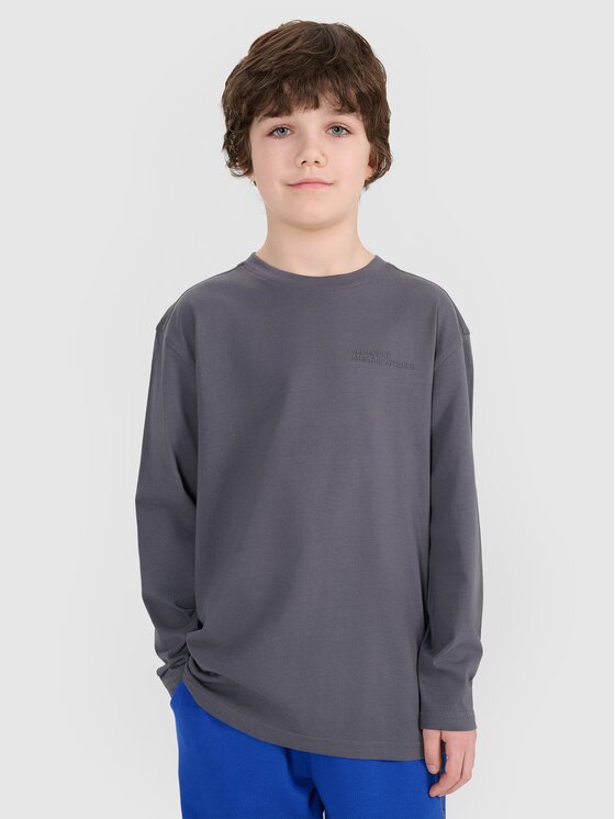 4F 4F Longsleeve 4FJRSS25TLONM538-32S Niebieski Oversize