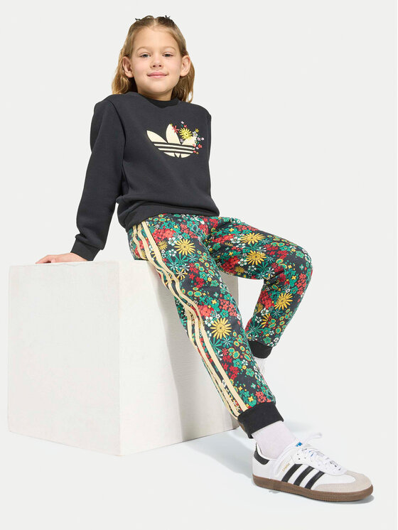 adidas adidas Treniņtērps Liberty London KD5933 Melns Regular Fit