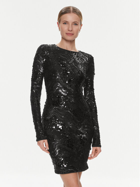 Marciano Guess Marciano Guess Koktejlové šaty Tera 4RGK0Q 6230A Černá Bodycon Fit
