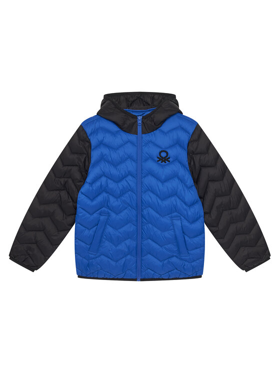 United Colors Of Benetton United Colors Of Benetton Übergangsjacke 2TWDCN04V Blau Regular Fit