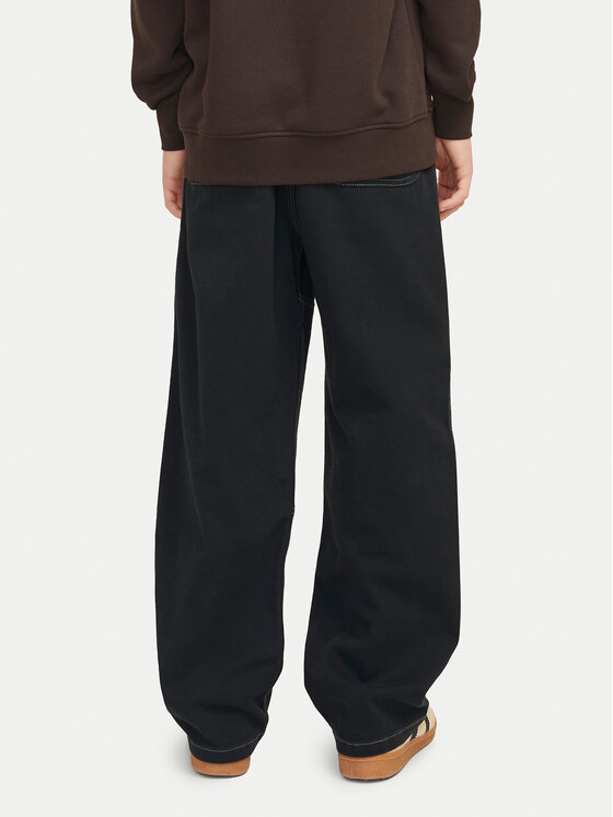 Jack&Jones Junior Jack&Jones Junior Παντελόνι υφασμάτινο Bill 12273943 Μαύρο Baggy Fit