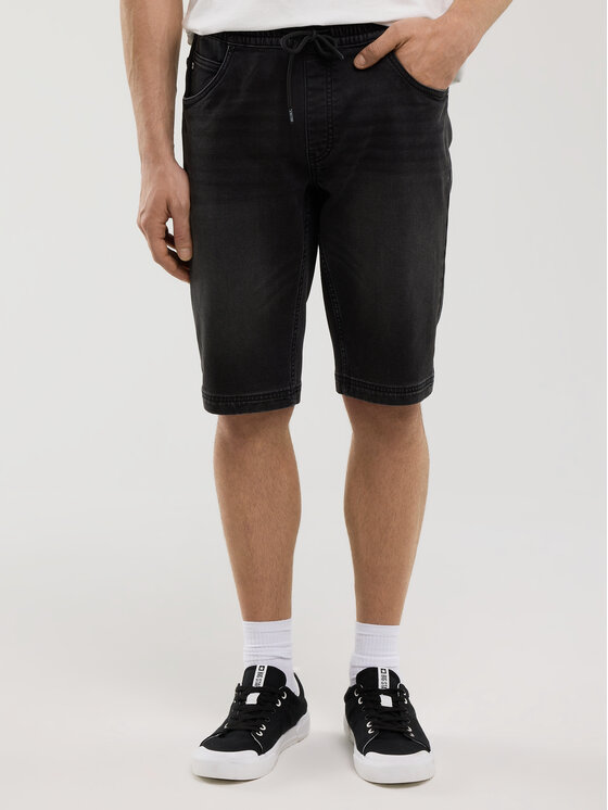BIG STAR BIG STAR Kurtka jeansowa PARKER Czarny Bermuda Fit