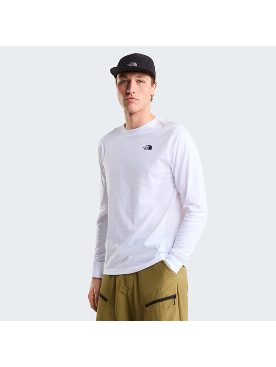 The North Face The North Face Felpa Evolution Simple Dome L/S Tee Bianco Regular Fit