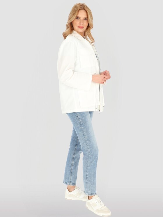 Perso Perso Dámská bunda BLE252679F Bílá Regular Fit
