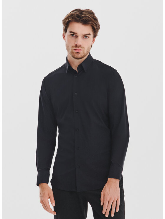 Pako Lorente Pako Lorente Koszula P25WF-1X-048 Czarny Slim Fit