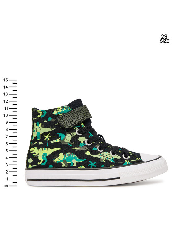 Converse Converse Modne superge Chuck Taylor All Star Easy-On Dinos A15899C Črna