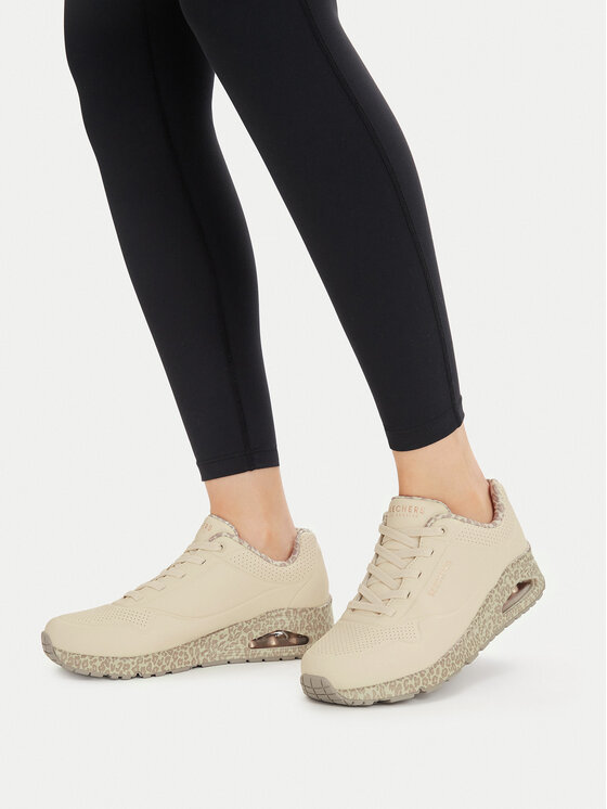 Skechers Skechers Сникърси Uno - Safari Time 155412/WHLD Бежов