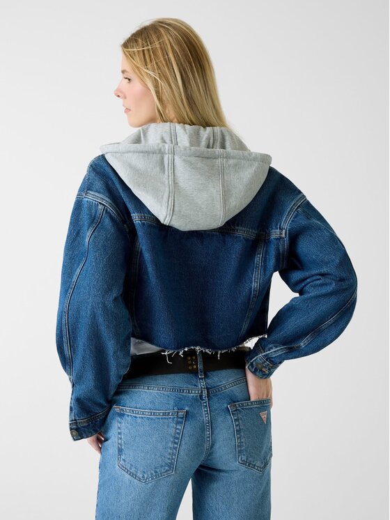 Guess Jeans Guess Jeans Jeansová bunda 180488 Modrá Classic Fit