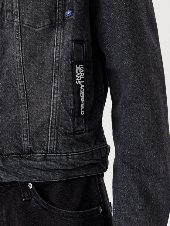 Karl Lagerfeld Jeans Karl Lagerfeld Jeans Jeans jakna A1W14012 Siva Regular Fit