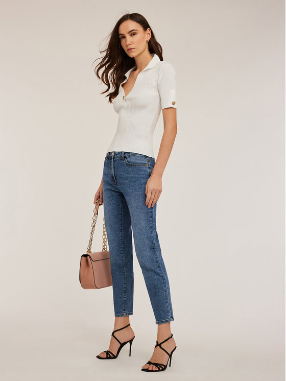 Motivi Motivi Jeans P526Q103729N004 Turchese Slim Fit