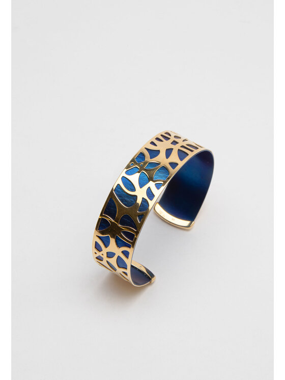 MARASIMSIM MARASIMSIM Náramok Blue Orient Zlatá