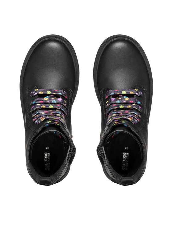 Geox Geox Kozaki Jr Eclair J049QD 0003W C9240 M Czarny
