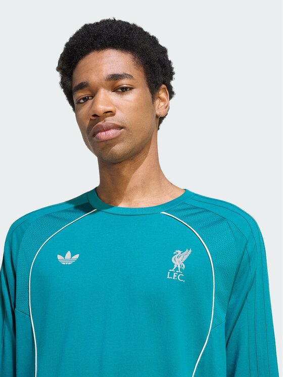 adidas adidas Koszulka techniczna 168332 Niebieski jasny Regular Fit