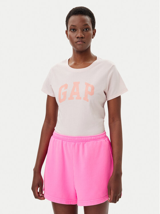 Gap Gap T-Shirt 729555-01 Różowy Regular Fit