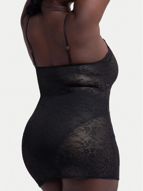 Dorina Dorina Noční košilka FXDS0010LA176 Černá Regular Fit