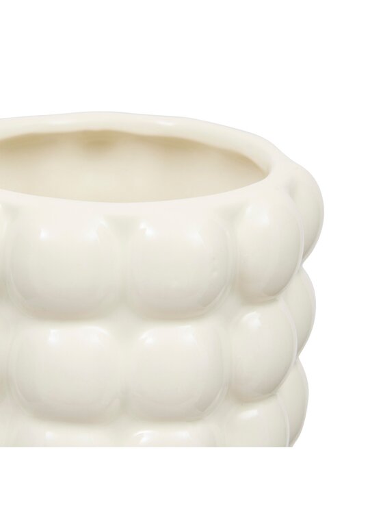 MIAhome MIAhome Wazon ceramiczny BAGEL Biały