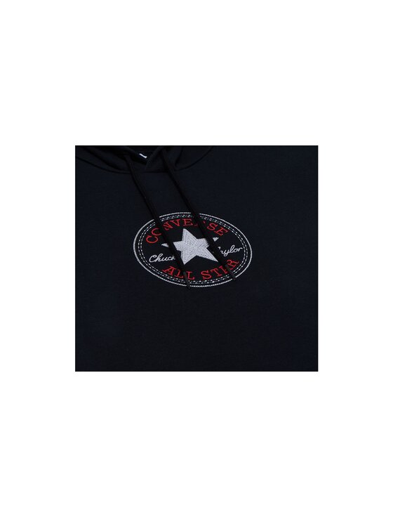 Converse Converse Bluza Central All Star Logo Czarny Regular Fit