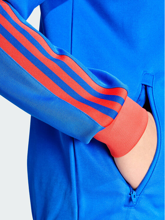 adidas adidas Bluza CLASSIC Błękitny Slim Fit